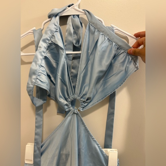 NWT Peppermayo Marseille Mini Dress in Baby Blue - Picture 5 of 12